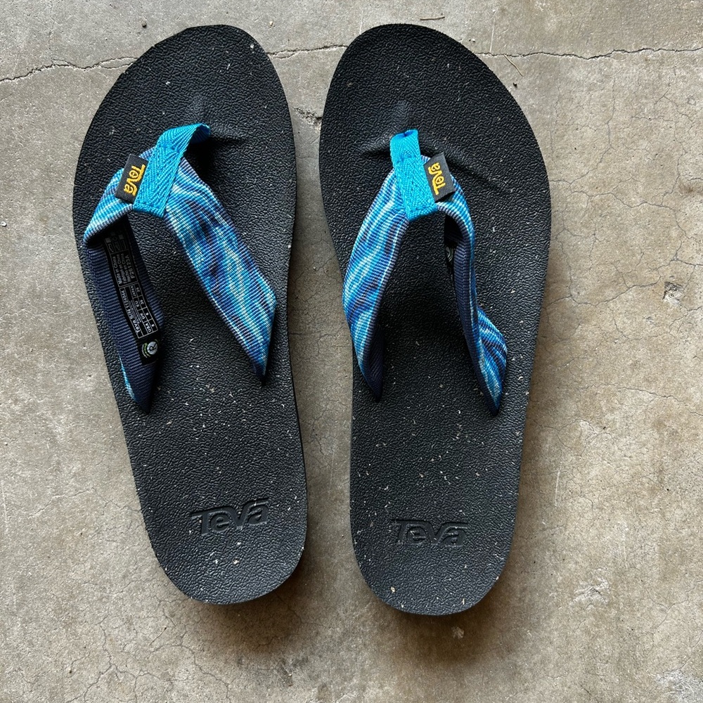 Teva Black and Blue Sandals